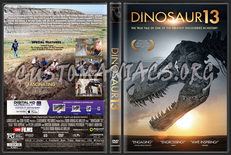 Dinosaur 13 (Dinosaur Thirteen) dvd cover