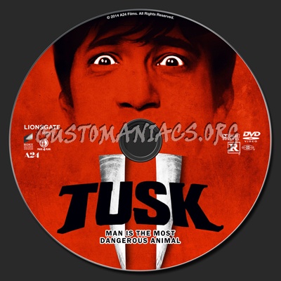 Tusk (2014) dvd label