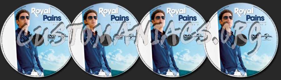 Royal Pains Season 3 dvd label