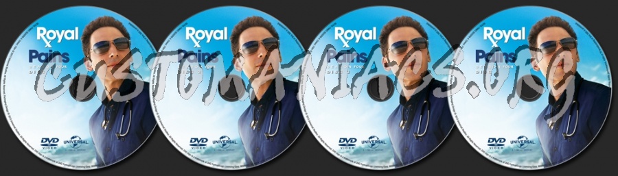 Royal Pains Season 4 dvd label