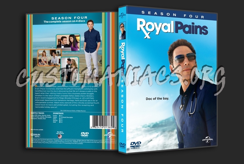 Royal Pains Season 4 dvd cover