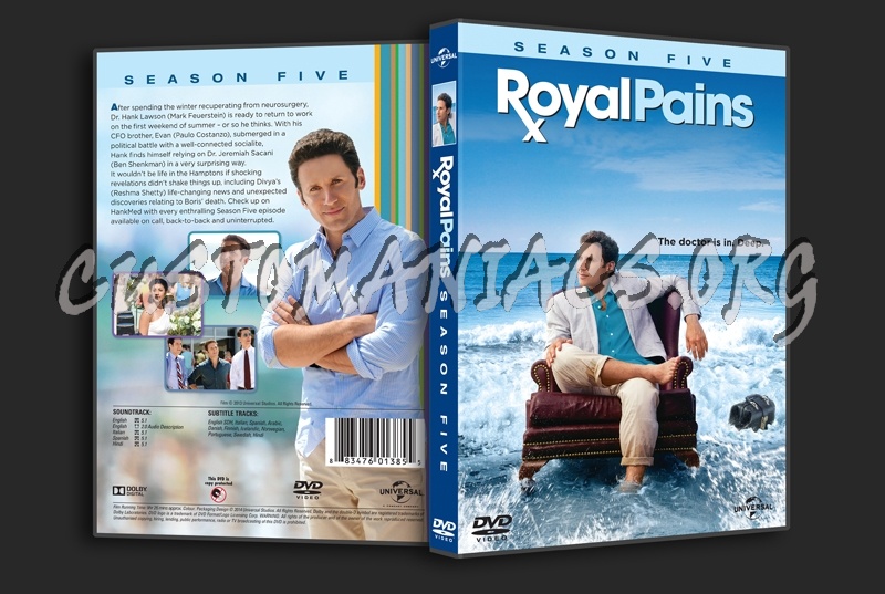 Royal Pains Season 5 dvd cover