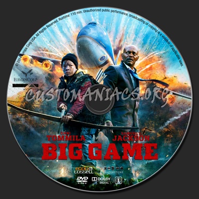 Big Game dvd label