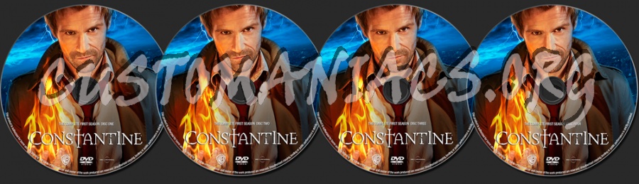 Constantine Season 1 dvd label
