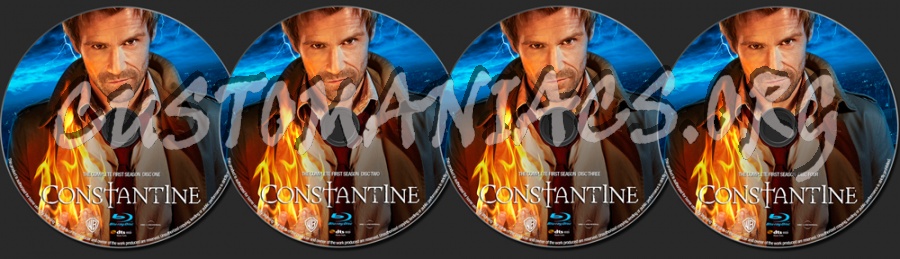 Constantine Season 1 blu-ray label