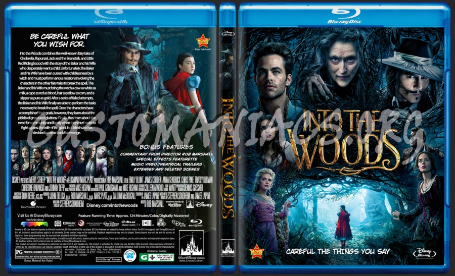 Into The Woods blu-ray cover