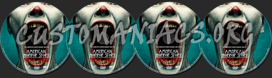 American Horror Story Season 4 dvd label