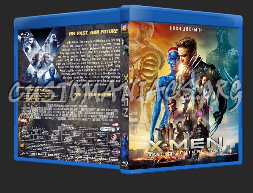 X-men - Days Of Future Past blu-ray cover