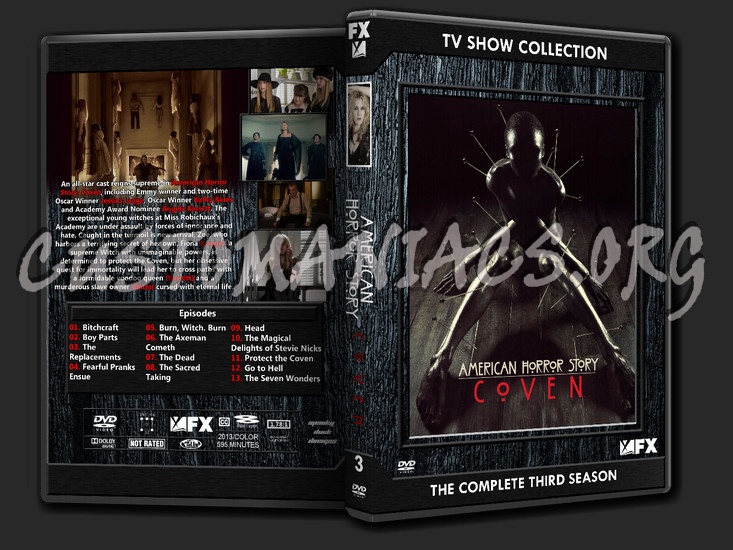 American Horror Story Season 3 dvd cover