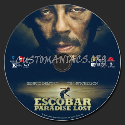 Escobar: Paradise Lost blu-ray label