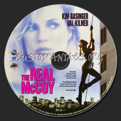 The Real McCoy dvd label