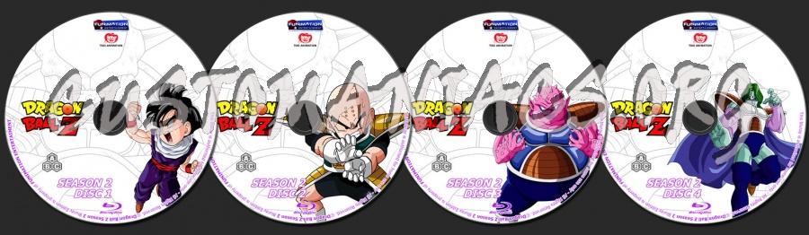 Dragon Ball Z - Season 2 blu-ray label