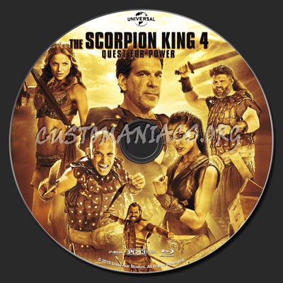 The Scorpion King 4 Quest For Power (aka The Lost Throne) blu-ray label