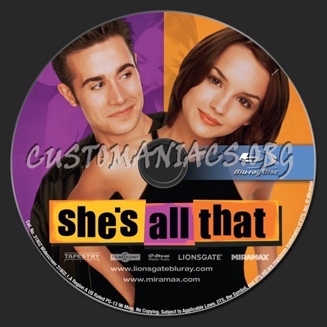She's All That blu-ray label