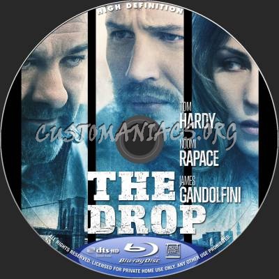 The Drop blu-ray label