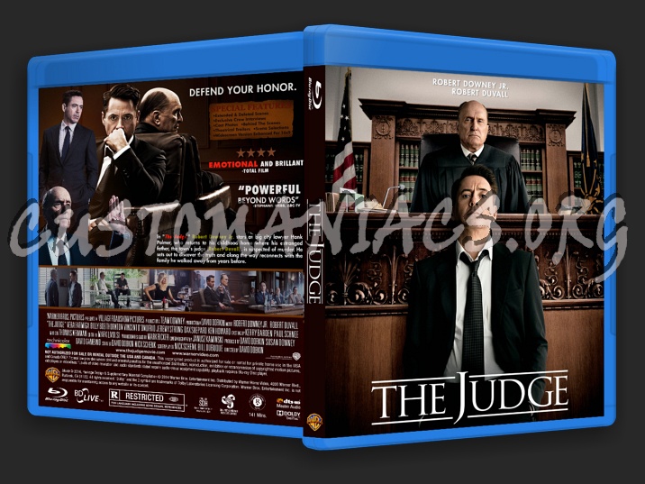The Judge blu-ray cover