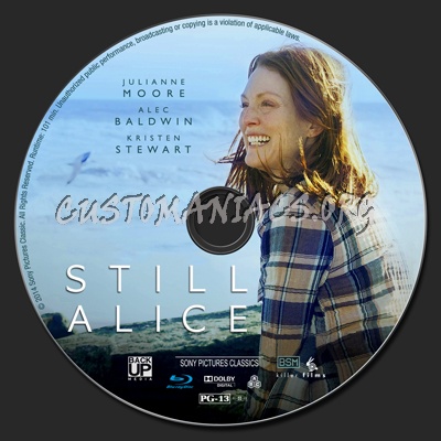 Still Alice blu-ray label