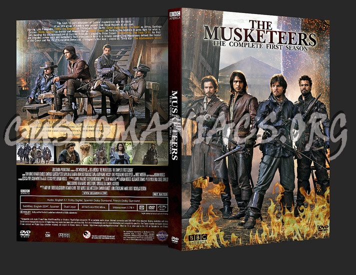 The Musketeers Season One dvd cover