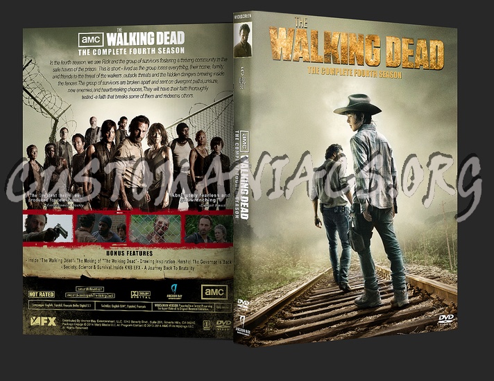 The Walking Dead Season 4 dvd cover