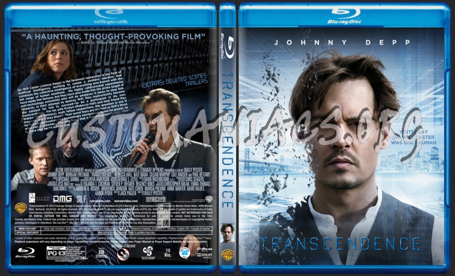 Transcendence dvd cover