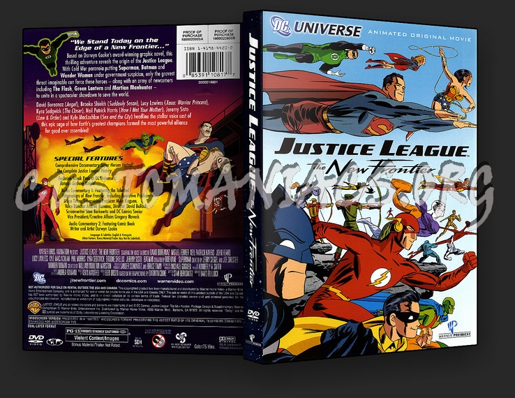 Justice League: The New Frontier dvd cover