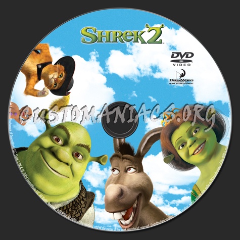 shrek 2 dvd cover