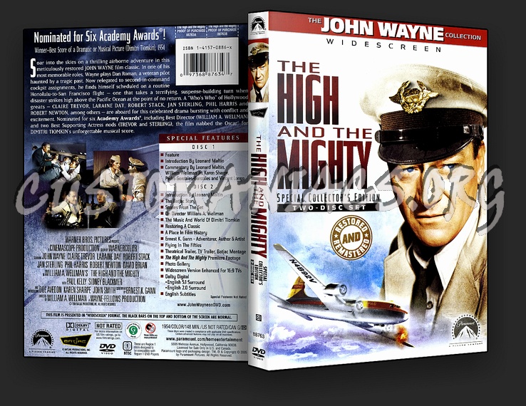 The High and the Mighty dvd cover