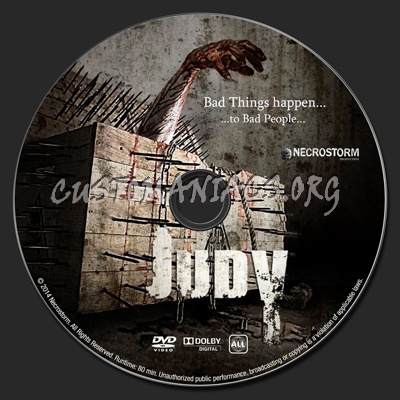 Judy dvd label