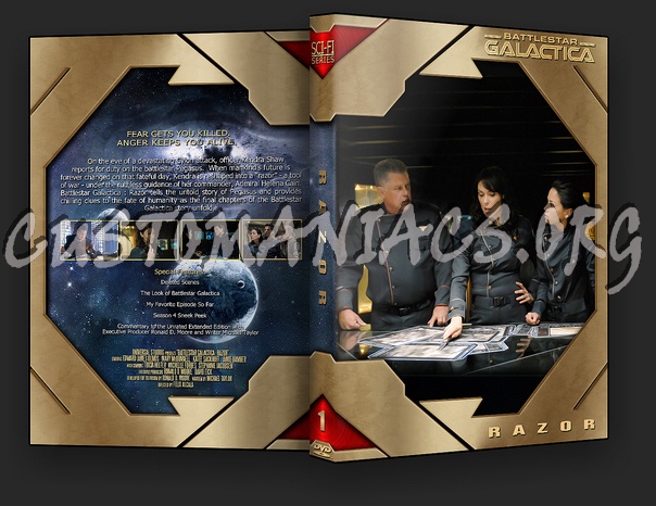 Battlestar Galactica : Razor dvd cover