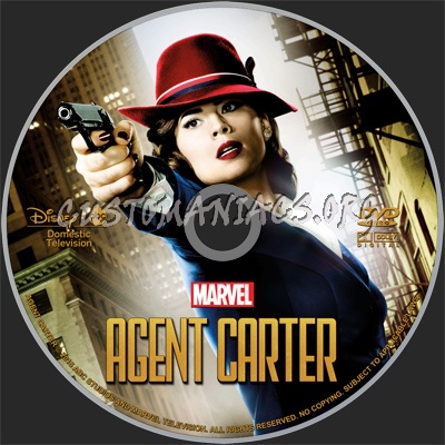 Agent Carter (2015) dvd label