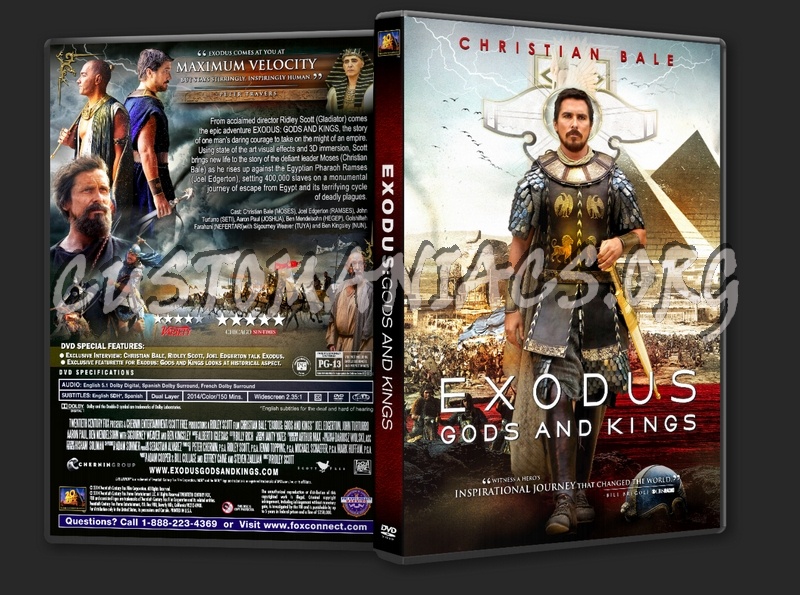 Exodus: Gods and Kings (2014) dvd cover