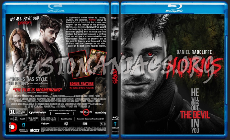 Horns dvd cover