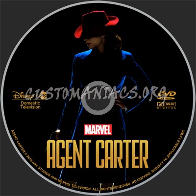 Agent Carter (2015) dvd label