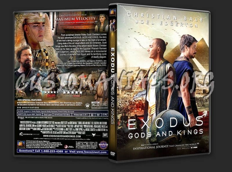 Exodus: Gods and Kings (2014) dvd cover