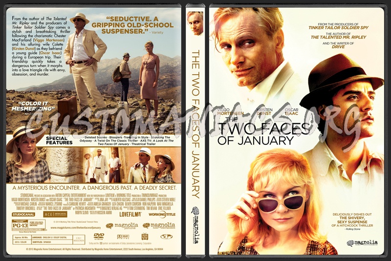 The Two Faces Of January dvd cover