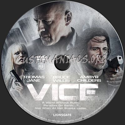 Vice dvd label