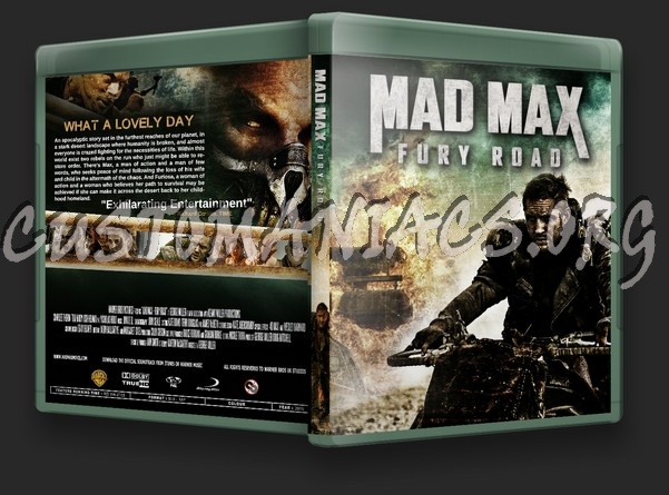 Mad Max Fury Road blu-ray cover