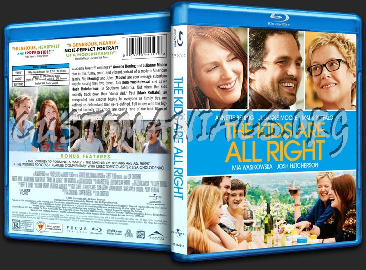 The Kids Are All Right blu-ray cover