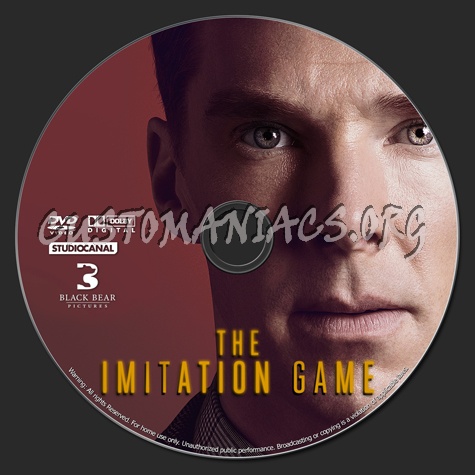 The Imitation Game dvd label