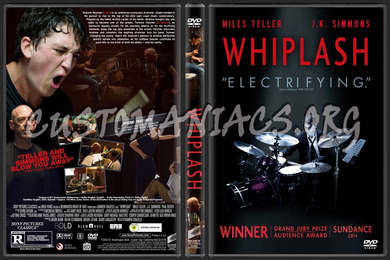 Whiplash (2014) dvd cover