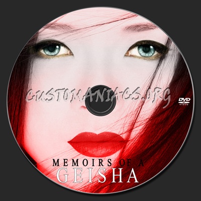 Memoirs of a Geisha dvd label
