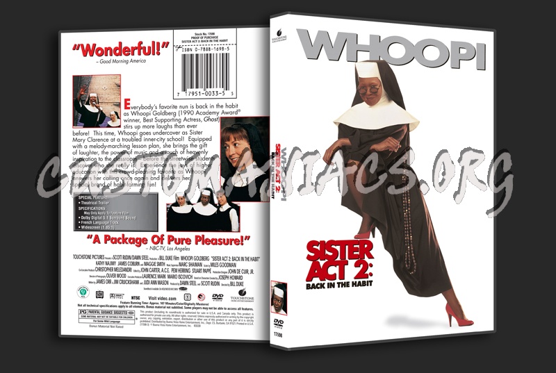 Sister Act 2 dvd cover