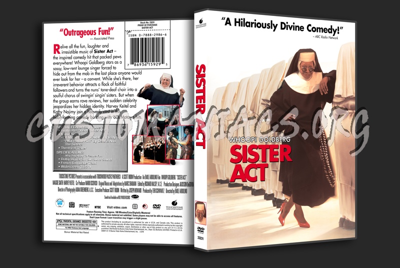 Sister Act dvd cover
