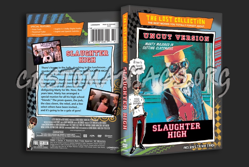 Slaughter High dvd cover