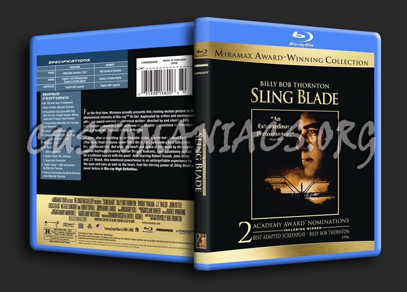 Sling Blade blu-ray cover