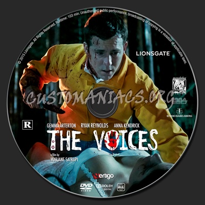 The Voices dvd label