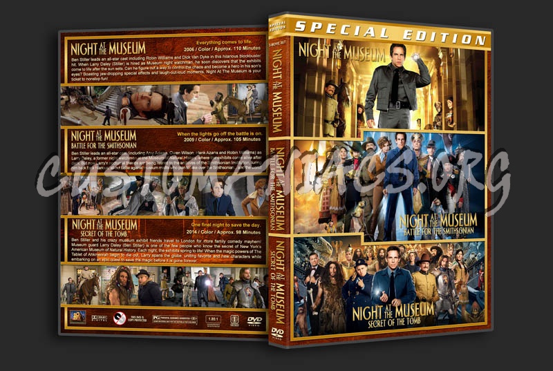 Night at the Museum Trilogy dvd cover