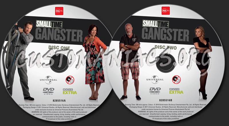 Small Time Gangster dvd label