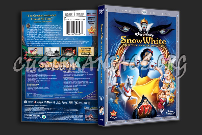 Snow White and the Seven Dwarfs dvd cover