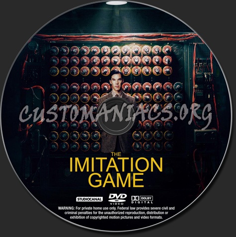 The Imitation Game dvd label